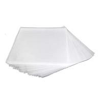 Koanhinn 50 pezzi OPP Gel Record Protezioni Collane per Piatti Giocatore LP Vinile Record Bag Pan Forni, trasparente