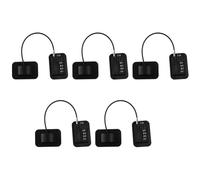 Koanhinn 5X Migliorata Password Finestra Serratura Bambini Blocco di Sicurezza Bambino Protezione Bambini Frigorifero Blocco Porta Limitatore Nero