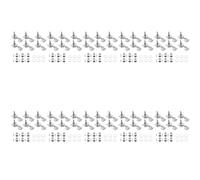 Koanhinn 60 Pezzi D' Chitarra Acustica Macchina Teste Manopole Chitarra Sintonizzazione Sintonizzatore Peg (30 per Sinistra 30 per)