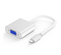 Koanhinn Adattatore da USB C a VGA, adattatore da tipo C a Vga compatibile per Pro 2016/2017/2018, Air/Pro 2018, Book 2, Chromebook Pixel/Xp