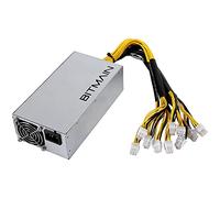 Koanhinn APW7 - Alimentatore di rete Mining da 1800 W per Bitmain Antminer S9/L3+/A6/A7/R4/S7/E9 con 10 connettori PCI-E a 6 pin