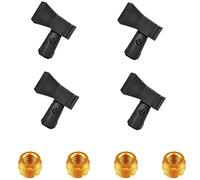 Koanhinn - Clip per microfono per treppiedi e microfono, con 4 adattatori per dadi in rame