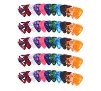 Koanhinn Confezione da 60 plettri colorati per chitarra, per basso, chitarra elettrica e acustica, include 0,46 mm, 0,71 mm, 0,96 mm