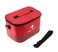 Koanhinn Esterno Kit di pronto soccorso Sport Borsa Casa Medica di Emergenza Pacchetto Rosso Nylon Attraente Croce Mantelli Borsa, Colore: rosso