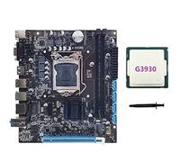 Koanhinn H110 Desktop Computer Scheda Madre Nero Facile Trasporto Supporta LGA1151 6/7 Generazione CPU Dual-Channel DDR4 Memoria+G3930 CPU+Grasso Termico