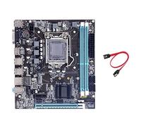 Koanhinn H61 Scheda Madre+SATA LGA1155 M.2 NVME Supporto 2XDDR3 RAM PCIE 16X per Ufficio per Gaming Scheda Madre