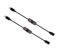 Koanhinn Interruttore di alimentazione USB Tipo C con indicatore luminoso a femmina USB-C interruttore per 4B 2 Pz
