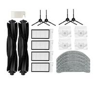 Koanhinn Kit di accessori da 19 pezzi per Eve Plus laterale principale lavabile filtro HEPA panno mop sacchetto polvere parti aspirapolvere