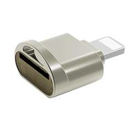 Koanhinn Lettore di schede mini per SD OTG esterno adattatore di memoria lettore di schede per iOS 13 14 12/Mini/Pro Max Gold