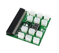 Koanhinn PCI-E 12V 64Pin 12X 6Pin Power Adapter Server Adapter Breakout Board for 1200W 750W PSU Server GPU BTC Mining