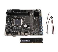 Koanhinn Scheda madre B250C BTC Mining con DDR4 4GB RAM+ switch 12X PCIE a USB3.0 Slot GPU Scheda madre LGA1151