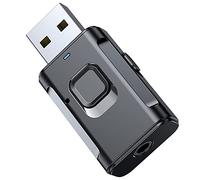 Koanhinn USB Bluetooth 5.0 Trasmettitore Audio Ricevitore USB Bluetooth Adattatore Audio Auto Ricevitore Bluetooth Supporto Chiamata