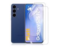 KoasVonson Opaca Pellicola Protettiva Idrogel per Samsung Galaxy S25 FE, 2 Pezzi: Matte Morbida TPU, Antirreflectante, Resistente a arañazos, Supporto ID Impronte Digitali, Case-friendly