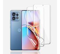 KoasVonson Pellicola Protettiva Idrogel per Motorola Edge 40 Pro, 2 Pezzi: Anti graffio, Supporto ID Impronte Digitali, HD Trasparente TPU, Case-friendly