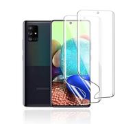 KoasVonson Pellicola Protettiva Idrogel per Samsung Galaxy A71 5G, 2 Pezzi Trasparente Morbido TPU Protezion Anti graffio, HD, Supporto ID Impronte Digitali