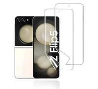 KoasVonson Pellicola Protettiva Idrogel per Samsung Galaxy Z Flip 5/4/3 5G, 2 Pezzi Trasparente Morbido TPU Protezion Anti graffio, HD, Supporto ID Impronte Digitali