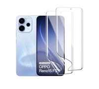 KoasVonson Pellicola Schermo Idrogel per Oppo Reno15 FS, 2 Pezzi | TPU trasparente HD, touch sensibile, autoriparante, antigraffio, impronta digitale, riconoscimento facciale, posa guidata