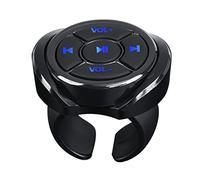 Koawensa Bluetooth senza Pulsante Multimedia Telecomando Auto Moto Moto VéLo Volante Musica Remote per Telefono Tablet