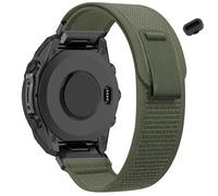 Koazon Trail Loop - Cinturino in nylon a montaggio rapido compatibile con Garmin Fenix 8 43 mm/Approach S12/S44/S50, cinturino sportivo regolabile in tessuto morbido da 20 mm, per Fenix 7S Pro/7S/6S