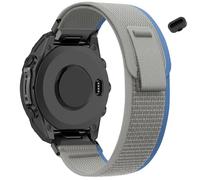 Koazon Trail Loop - Cinturino in nylon a sgancio rapido da 20 mm, compatibile con Garmin Fenix 8 43 mm/Approach S12/S44/S50, cinturino sportivo regolabile in tessuto morbido per Fenix 7S Pro/7S/6S Pro