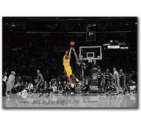 Kobe Bryant Kobe Classic Moments Poster Los Angeles Lakers Tela su Tela Wall Art Decorazioni Immagine HD Stampa Pittura per Basket Fan Gift, Frameless,45x60cm