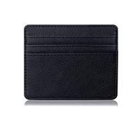 Kobeleen Porta carte d'identità in pelle Minimalista porta carte di credito bancario Porta carte sottile multislot Blocco portafoglio per uomo donna
