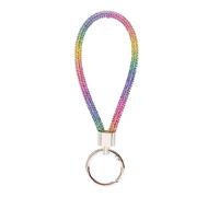 Kobeleen Portachiavi con Glitter Cinturini da Polso Cavo con Strass Scintillanti Cordino per Cellulare Cordino Anti-smarrimento Portachiavi per Auto Decorazioni per Portafogli