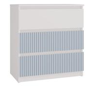 KOBI Cassettiera Modern M3 ARTESO con 3 cassetti - Capiente, senza maniglie, Camera dei bambini e dei ragazzi