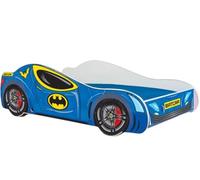 KOBI Letto Singolo Bambino BATCAR 160 con Materasso