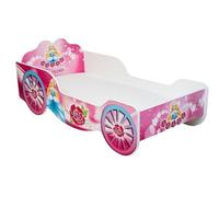KOBI Lit Enfant Carrosse 140x70 Motif Fleurs