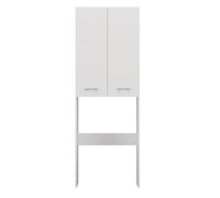 KOBI Mobile bagno sopra lavatrice Pola DD 64x30x180 cm - scaffale con ripiani e anta lunga