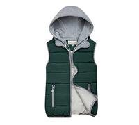 Kobilee 100grammi donna, Gilet Piumino Donna con Cappuccio 100 Grammi Piumini Senza Maniche Antivento Gilet Imbottito Gilet Donna Casual Alla Moda Comodo per Corsa, Escursionismo e Viaggi