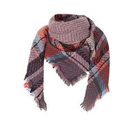 Kobilee Foulard Donna Lana Grande Firmata Stola Leggera Elegante Invernale Sciarpa Scialle Grande Quadri Morbida Pashmina Foulard Cashmere Caldo