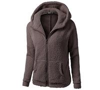 Kobilee Giacca Pile Donna Comode Taglie Forti Giacca Leggera Montagna con Zip Felpa Pile Leggero Micropile Giacca Pile Oversize Lunga Giubbotto Giacca Invernale Trekking Cappuccio