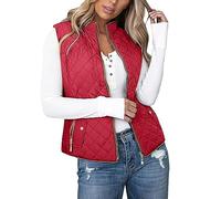 Kobilee Gilet Donna Invernale Trapuntato Piumino Smanicato Giubbotto Senza Maniche Elegante Giacca Primaverile Corto Leggero Gilet 100 Grammi Imbottito Gilet Piumino