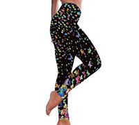Kobilee Leggins Palestra Donna Cotone Colorati Vita Alta Leggins Push Up Leggings Elasticizzati Leggins Sportivi Senza Cuciture Fitness Pantaloni Yoga Lunghi Anticellulite Leggins con Tasca