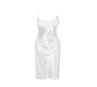 Kobilee Pigiama Donna Estivo Seta Cotone Sottoveste Spalla Larga Taglie Forti Abito da Sposa Lunga Curvy Camicia da Notte Rossa Trasparente Pigiama Vestaglia Sexy
