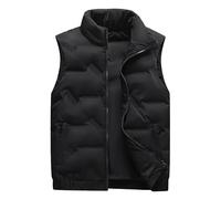 Kobilee piumino uomo invernale,Gilet Uomo Invernale Trapuntato Moda Giubbino Giacca Casual 100 Grammi Autunno Inverno Gilet Effetto Lucido Leggero Giubbotto Smanicato Caldo Piumino