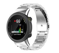 Kobmand Braccialetto Compatibile Garmin Forerunner 45,Cinturino Di Ricambio In Acciaio Inossidabile con Cinturino in Metallo per Garmin Forerunner 45/Garmin Forerunner 45S/Garmin Swim (Nero)