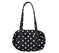 KOBONA Borsa a tracolla in nylon da donna, capacità, stampa leopardata, elegante e versatile, borsa hobo, metodi di trasporto multiuso, Y2K morbida per il lavoro quotidiano