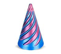 KOBONA Piramide Impossibile Scultura Passthrough 3D Stampato Impossibile Cono Piramide Fidget Toys Cono a Spirale Fidget Giocattolo per Alleviare Lo Stress e l'Ansia Giocattolo da Scrivania