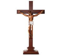 KOBONA Set di Mattoncini Jesus Costruzioni - 588 Pezzi Kit de construction Petit Crucifix de Jésus, Modèle de Briques Représentant une Figure Religieuse Chrétienne pour la Maison ou l'église