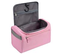 koboome Beauty case da viaggio portatile da appendere, impermeabile, organizer per trucchi e doccia, kit da viaggio, multifunzione, per uomini e donne (rosso camo)