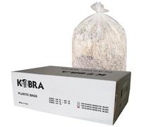KOBRA Sacchi di Plastica per Distruggidocumenti fino a 235 Litri per modelli AF.1/310 TS HD/ 300.1/300.2/390/ 400/400 WB/ 400 HS-OM/ 400 HS-COMBI/ 410 TS/ 430 TS, Confezione da 50 Pezzi