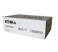 KOBRA Sacchi di Plastica per Distruggidocumenti fino a 235 Litri per modelli AF.1/310 TS HD/ 300.1/300.2/390/ 400/400 WB/ 400 HS-OM/ 400 HS-COMBI/ 410 TS/ 430 TS, Confezione da 50 Pezzi
