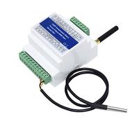 KOCAN Controller di accesso dell'interruttore di relè a distanza GSM T201 Allarme di temperatura GSM 2G / 3G / 4G dello stato di mentazione, guasto di corrente, allarme SMS 2 sensore di temperatura di
