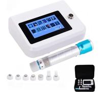 KOCAN Dispositivo per terapia ad onde d'urto con touchscreen, macchina pneumatica balistica per alleviare il dolore, 12 modalità di trattamento, 7 testine massaggianti, attrezzatura portatile per