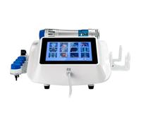 KOCAN Macchina elettromagnetica per terapia a onde d'urto, 12 modalità di funzione, dispositivo professionale per alleviare il dolore con touchscreen, 10 testine massaggianti, energia regolabile 5-250