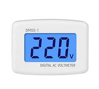 KOCAN Voltmetro, AC 80-300V Voltmetro digitale LCD Voltmetro a spina Misuratore di tensione 110V 220V Pannello di monitoraggio per la misurazione della tensione