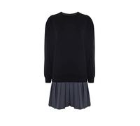 Kocca- Abito con Gonna plissè Donna, Fantasia Bicolor, Girocollo, Maniche: Lunghe Modello: A25PAB7565ABUN0000